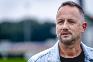 Peter Maas bij een oefenwedstrijd van NAC Breda