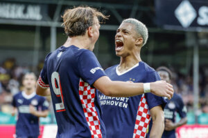 Robin van Duiven en Ayodele Thomas