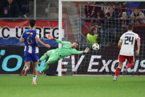 Vasilis Barkas tijdens FC Utrecht - FC Porto