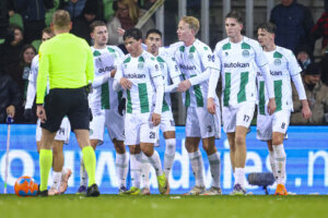 FC Groningen viert de 1-1