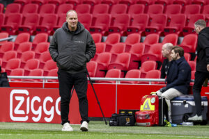 Dick Lukkien in een lege ArenA