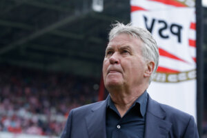 Guus Hiddink in het Philips Stadion