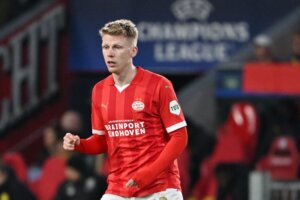 Jerdy Schouten met PSV in de Champions League