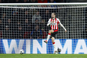 Yarek Gasiorowski baalt van een tegentreffer van Atlético Madrid