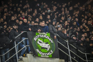 Feyenoord-supporters bij FCSB - Feyenoord