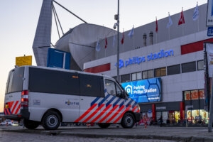 Politie bij het Philips Stadion