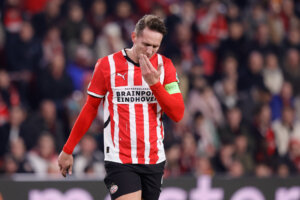 PSV-aanvoerder Luuk de Jong in het Philips Stadion