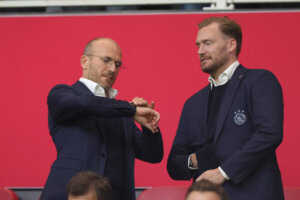 Alex Kroes en Marijn Beuker in de Johan Cruijff Arena
