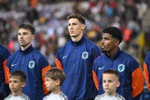 Youri Regeer, Ruben van Bommel en Ian Maatsen in Jong Oranje