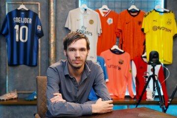 Pieter Zwart bij een podcast van VI