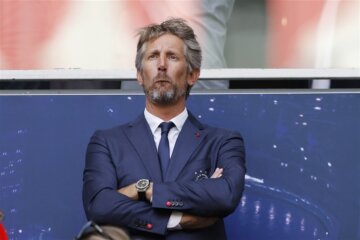 Edwin van der Sar in de Johan Cruijff Arena