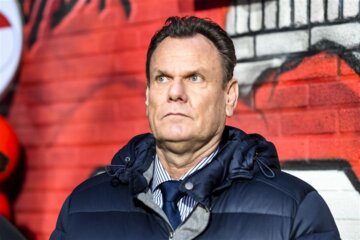 Robert Eenhoorn in het AFAS Stadion van AZ