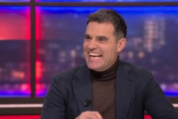 Een lachende Kenneth Perez