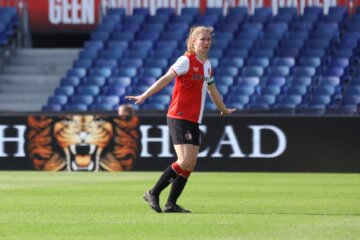 Sisca Folkertsma in De Kuip