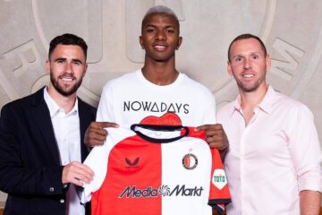 Nathan van Kooperen (links) en Jeyland Mitchell