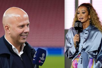 Arne Slot en Kate Abdo