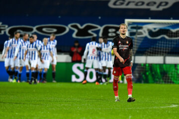 Mark Diemers namens Feyenoord tegen Heerenveen