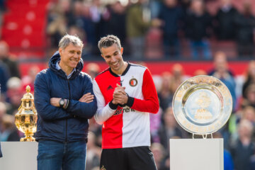 Marco van Basten en Robin van Persie