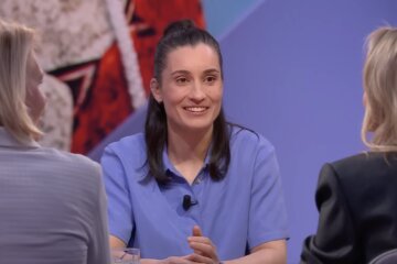 Leonne Stentler aan tafel bij Ronda