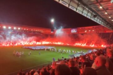 Vuurwerk tijdens Helden van Heerenveen