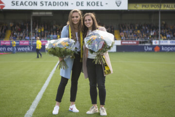 Lieke Martens en Vanity Lewerissa werden in 2017 gehuldigd bij VVV-Venlo