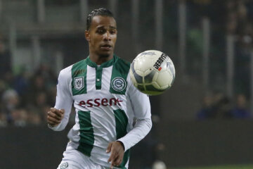 Jarchinio Antonia in het shirt van FC Groningen