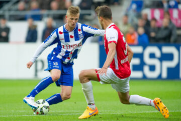 Albert Gudmundsson in het shirt van Heerenveen