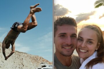 Mees Hilgers en Michal Sadílek genieten van hun vakantie