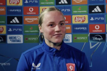 Imre van der Vegt staat FC Twente TV te woord