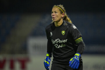 Barbara Lorsheyd in actie namens ADO Den Haag