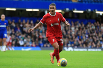 Shanice van de Sanden in actie namens Liverpool