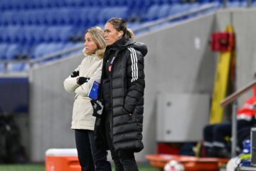 Sonia Bompastor en Camille Abily