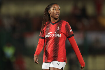 Chanté-Mary Dompig in actie namens AC Milan