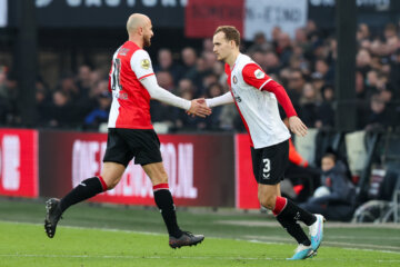 Gernot Trauner en Thomas Beelen bij Feyenoord