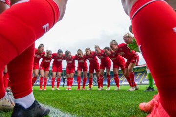 De speelsters van FC Twente