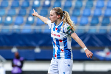 Merel Bormans in haar tijd bij SC Heerenveen