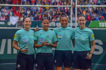 Shona Shukrula, Franca Overtoom, Diana Snoeren en Wendy Gijsbers