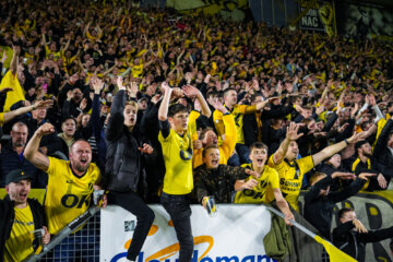 NAC Breda-fans in het Rat Verlegh Stadion