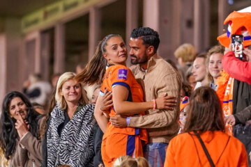 Lieke Martens en Benjamin van Leer