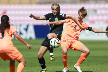 Isa Kardinaal in actie namens Oranje O19