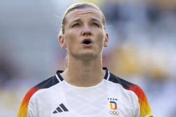 Alexandra Popp op de Olympische Spelen namens Duitsland