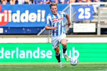 Levi Smans aan de bal