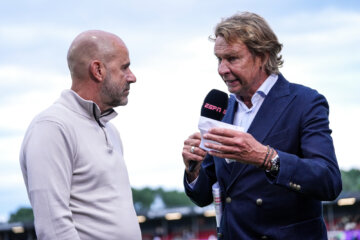 Peter Bosz en Hans Kraay junior