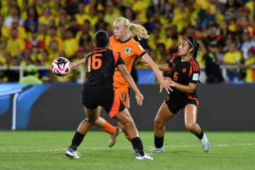 Bo van Egmond in actie namens Oranje O20