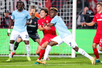 Sam Lammers in duel tegen Lazio Roma