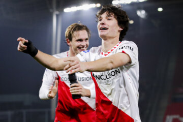 Paxten Aaronson na zijn doelpunt