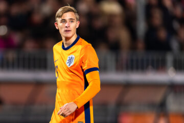 Max Bruns bij Jong Oranje