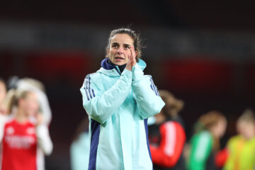 Renée Slegers bedankt de Arsenal-fans