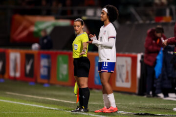 Lily Yohannes valt in bij Amerika