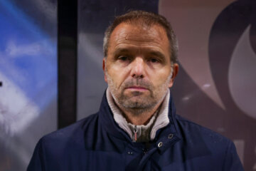 Maurice Steijn na de nederlaag tegen NEC